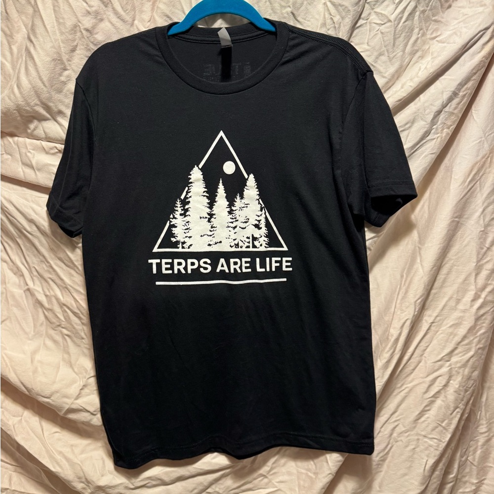Next Level Apparel Black Graphic Tee